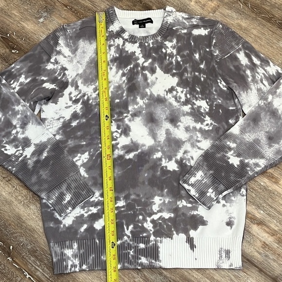 INC International Concepts Gray Tie-Dye Sweater - Picture 4 of 16